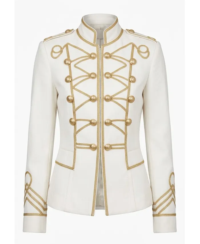 NFL-Super-Bowl-Halftime-Show-2027-Miley-Cyrus-Military-White-Jacket-On-Sale