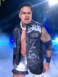 NXT-Heatwave-Jey-Uso-Black-Leather-Zilla-Fatu-Vest