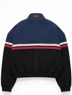 Nahmias x Formula 1 Miracle of Racing Chris Brown Blue Racing Full-Zip Fleece Jacket back view