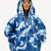 Neptun X Sonic 2026 Full ZIP Blue Camo Hooded Jacket