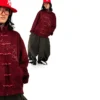 Neptun x Avatar Chinese Jacket Burgundy
