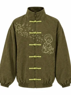 Neptun x Avatar Chinese Style Jacket Olive Green