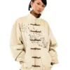 Neptun x Avatar Cream Chinese Jacket For Women