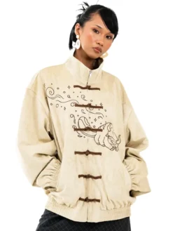 Neptun x Avatar Cream Chinese Jacket For Women