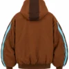 Neptun x Avatar Hooded Bomber Jacket Brown