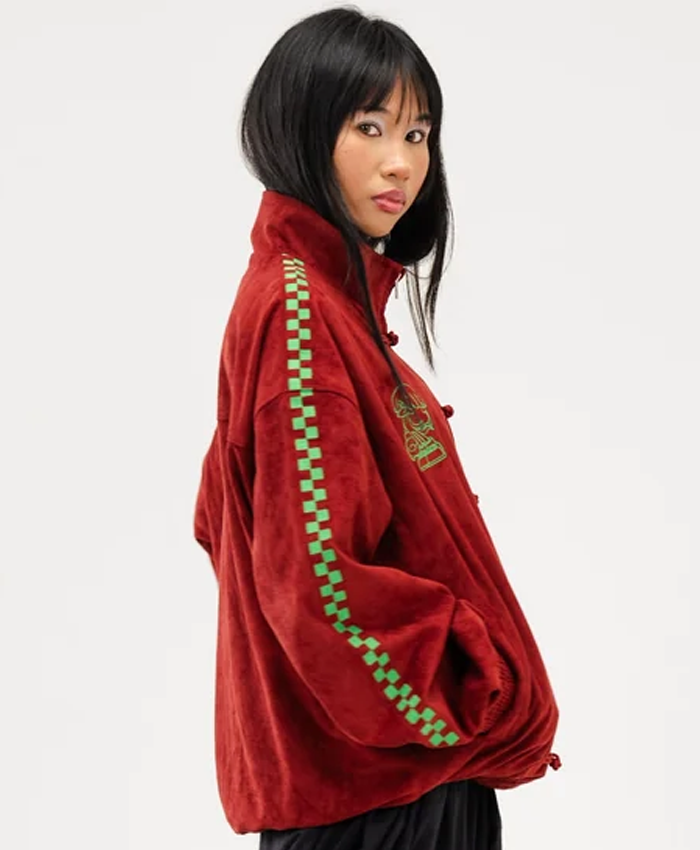 Neptun x Sonic 2026 Red Suede Jacket