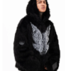 Neptun x Sonic 2026 Shadow Black Fluffy Fur Jacket
