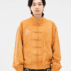 Neptun x Sonic Orange Suede Leather Jacket
