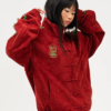 Neptun x Sonic Red Suede Jacket For Womens