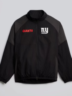 New York Giants lululemon Men's Black Nylon Oversized Track Jacket