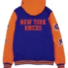 New York Knicks Throwback Patch Jacket Back