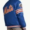 New York Mets Satin Varsity Jacket For Mens