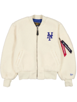 New York Mets x Alpha x New Era MA-1 Sherpa Flight Jacket