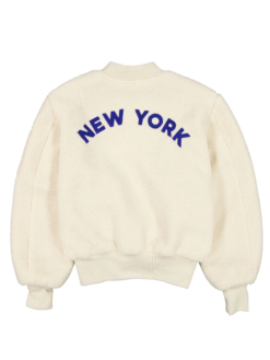 New York Mets x Alpha x New Era MA-1 Sherpa Flight Jacket Back