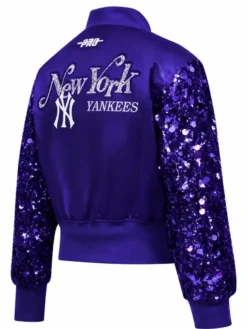 New York Yankees Show Time Satin Jacket