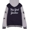 New York Yankees Throwback Patch Jacket Back