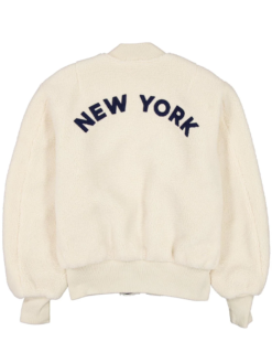 New York Yankees x Alpha x New Era MA-1 Sherpa Flight Jacket Back