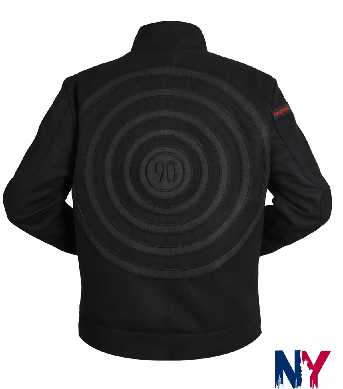 Nike Max 90 Pack Laser Woven Black Track Jacket back view