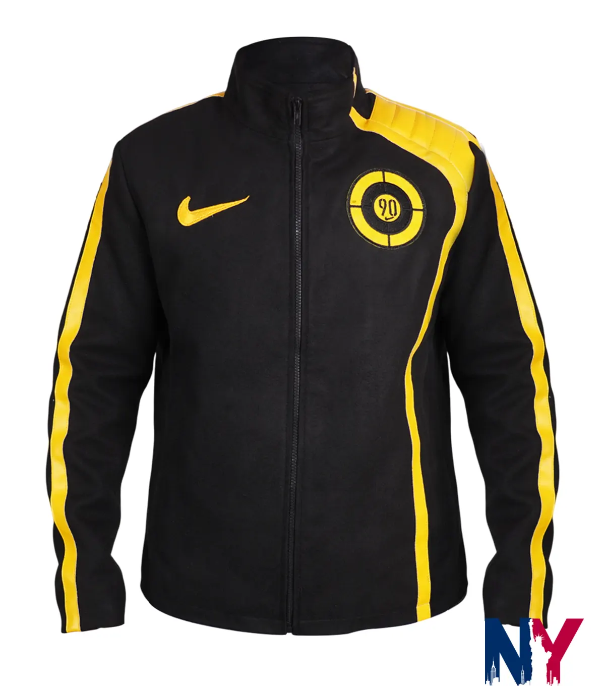Nike Max 90 Pack Laser Woven Black Track Jacket front view