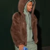 Nike Morant Fur Jacket With Hood
