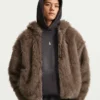 Nike Morant’s Fur Zip Up Jacket For Men