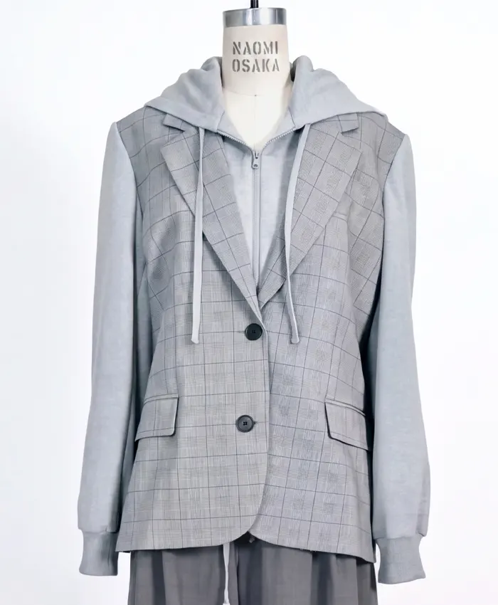 Nike Naomi Osaka Grey Jacket Blazer With Hood