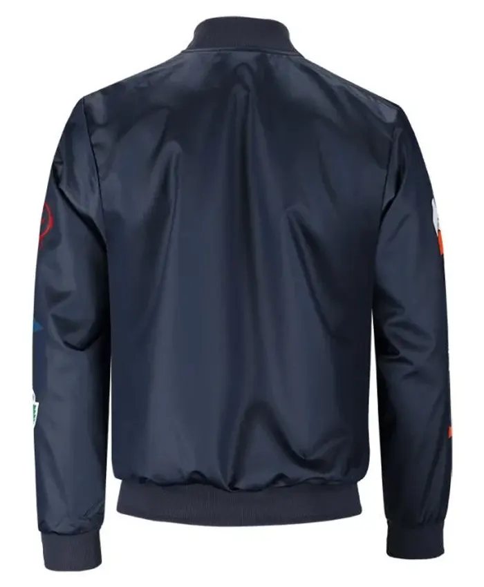 Nike Sportswear Club Men's Navy Varsity Jacket Back