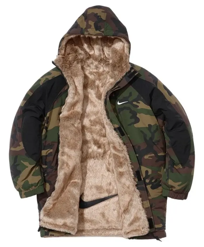 Nike Supreme Fur Reversible Parka Jacket
