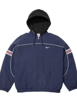 Supreme Nike Blue Nylon Hooded Jacket