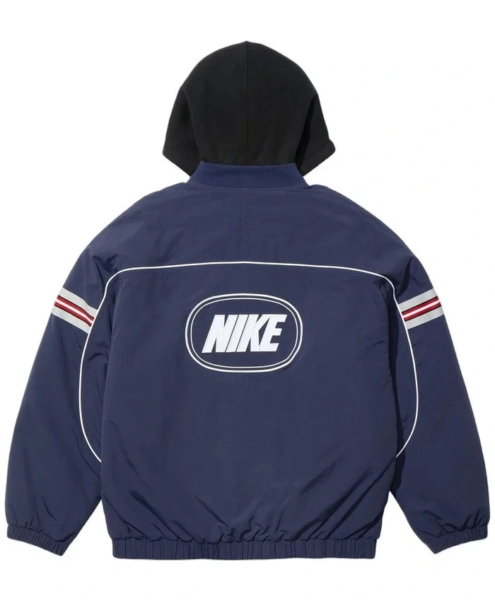Nike x Supreme Nylon Hooded Jacket Back