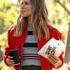 Nobody-Wants-This-2024-Kristen-Bell-Red-Tweed-Jacket