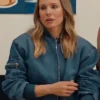 Nobody-Wants-This-Kristen-Bell-Blue-Denim-Bomber-Jacket