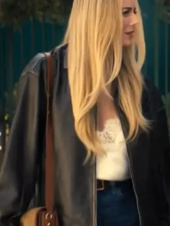Nobody Wants This Morgan Brown Leather Jacket