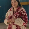 North-Of-North-Anna-Lambe-Red-Floral-Sherpa-Fleece-Jacket-For-Sale-