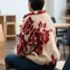 North-Of-North-Season-02-Anna-Lambe-Red-Floral-Sherpa-Fleece-Jacket-For-Sale