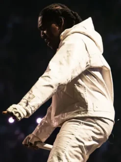Octane-Tour-Concert-2026-Don-Toliver-White-Hooded-Technical-Jacket-Side-View