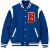 Off Campus 2026 Garrett Graham Varsity Jacket Blue