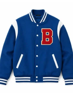 Off Campus 2026 Garrett Graham Varsity Jacket Blue