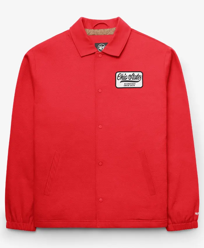 Ohio State Buckeyes 47 Retread Coaches Full Snap Varsity Jacket For Sale
