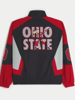 Ohio State University Buckeyes Hollister Windbreaker Jacket