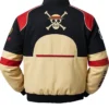 One Piece Anime Drip Soul Straw Hat Pirates Monkey D. Luffy Bomber Cotton Jacket back view