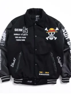 One Piece Monkey D Luffy Gear 5 Varsity Jacket