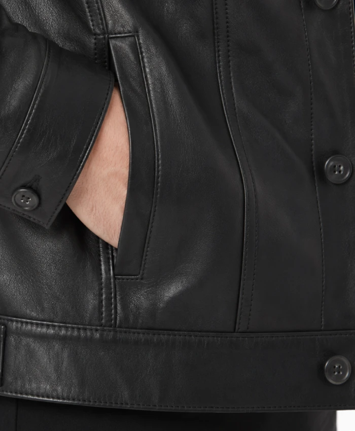 Orvyn-Leather-Trucker-Jacket-in-Black