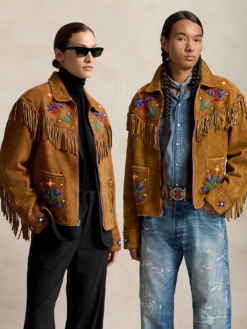 PRL x TÓPA Standing Sage Fringe Jacket