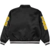Palace Black Satin Varsity Jacket Back