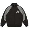 Palace Skateboards x Avirex Fall Winter 2026 Fleece Black Track Top Jacket front view