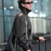 Paris-Charles De Gaulle Airport Belmont Cameli Leather Jacket
