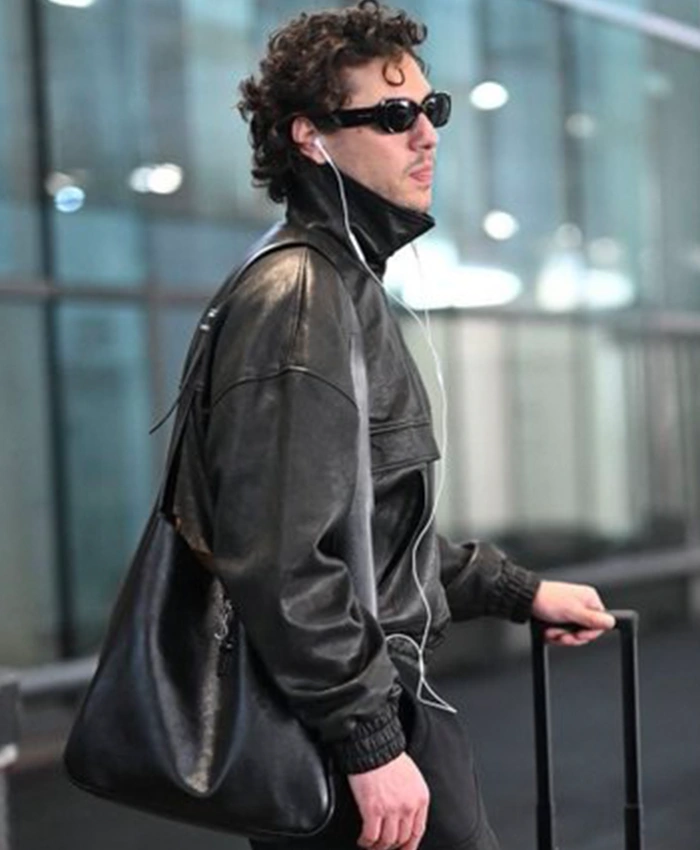 Paris-Charles De Gaulle Airport Belmont Cameli Leather Jacket