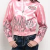 Pink-Von-Dutch-Satin-Bomber-Jacket-For-Women