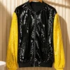 Pittsburgh Steelers Sequin Bomber Jacket